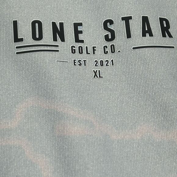 Lone Star Navy Las Vegas Graphic Golf Polo Shirt - Picture 5 of 5